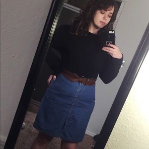 Jean skirt